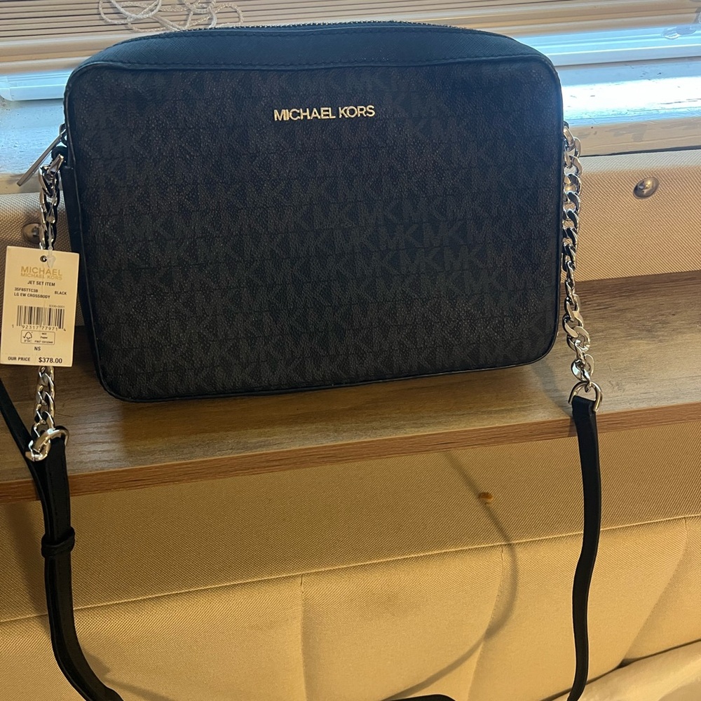 Michael Kors Charcoal Crossbody Bag
